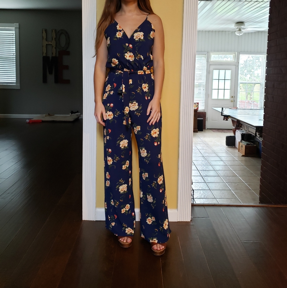 Floral jumpsuit